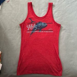 Red Huk tank top size small